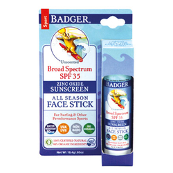 Badger - Badger Clear Zinc Unscented Spf 35 Cream Stick 18.4gr