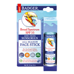 Badger - Badger Clear Zinc Kokusuz Güneş Kremi Stick SPF 35 18.4gr