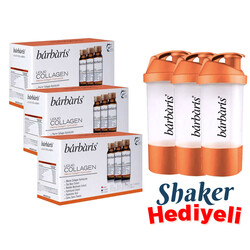 Barbaris - Barbaris Liquid Collagen Takviye Edici Gıda 50 ml 10 adet 3lü set Shaker Hediyeli