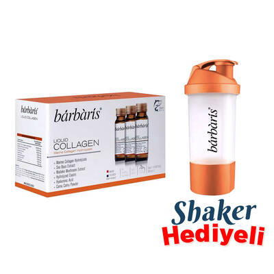 Barbaris Liquid Collagen Takviye Edici Gıda 50 ml 10 adet Shaker Hediyeli