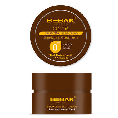 Bebak Kakao Özlü Bronzlaştırıcı Güneş Kremi 100 ml