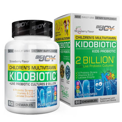 Bigjoy Kidobiotic Kids Probiotic 60 Çiğneme Tableti