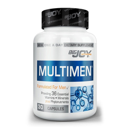 Bigjoy Vitamins - Bigjoy Multimen Mens Multivitamin 30 Bitkisel Kapsül