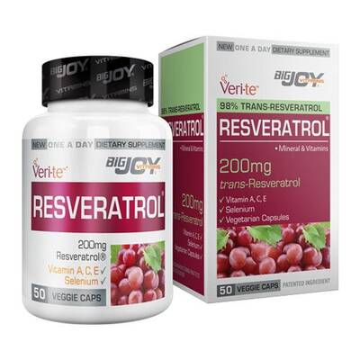 Bigjoy Vitamins Resveratrol 50 Bitkisel Kapsül