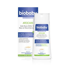 Biobaby - Biobaby Kuru ve Çok Kuru Ciltler İçin Saç ve Vücut Şampuanı 300 ml