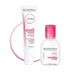 Bioderma - Bioderma Sensibio Eye Contour Gel 15 ml Sensibio H2O 100 ml