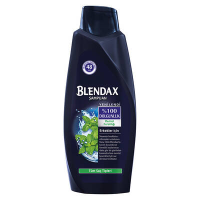 Blendax Erkekler İçin Mentollü Şampuan 550 ml