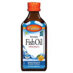 Carlson - Carlson Balık Yağı İçeren Portakal Aromalı Sıvı Takviye Edici Gıda 200 ml