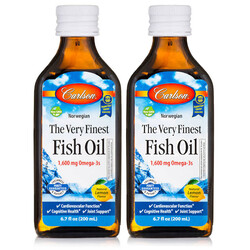 Carlson - Carlson Fish Oil Omega 3 Balık Yağı Şurubu Limon Aromalı 200ml(2li)
