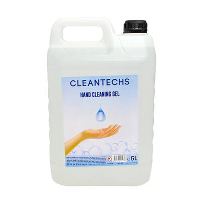 Cleantechs El Temizleme Jeli Kare Şişe 5000 ml