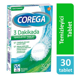 Corega - Corega Diş Protezi Temizleyici Tablet (30 Tablet)