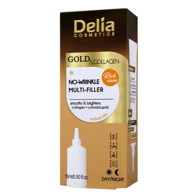 Delia Gold Collagen Kırışıklık Giderici Gündüz ve Gece Kremi 15 ml