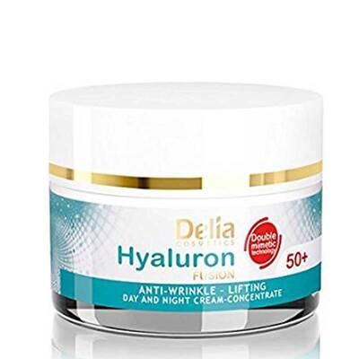 Delia Hyaluron Anti Wrinkle Day-Night Cream 50+