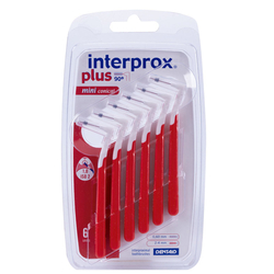 Dentaid - Dentaid INTERPROX Plus 2G MiniConical Blister 6'lı - Kırmızı - N5251021