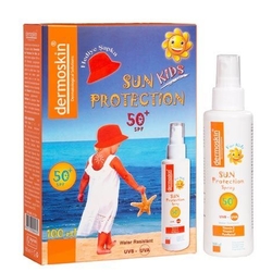 Dermoskin - Dermoskin Sun Protection Kids SPF50+ Spray 100ml - Şapka Hediyeli