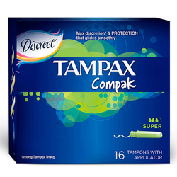 Discreet - Discreet Tampax Compak Super 16 Tampon