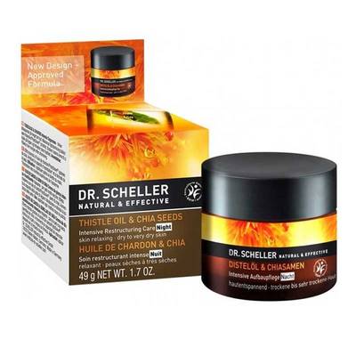 Dr Scheller Thistle Oil & Chia Seeds Intensive Restructuring Care Night 50 ml