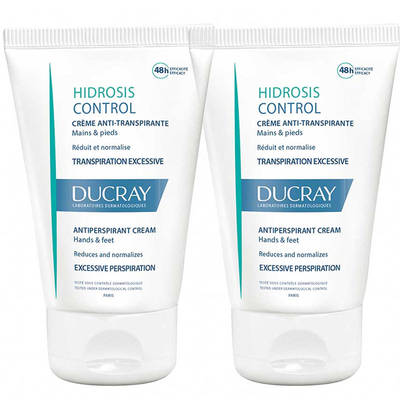 Ducray Hidrosis Control Creme Anti-Transpirante 2x50 ml