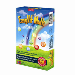 EasyVit - EasyVit Multi + Omega 3 Çiğnenebilir Tablet 30 Adet