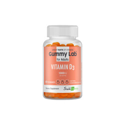 Suda Vitamin - GUMMYLAB-VITAMIN D3 FOR ADULTS MANDALİN 60 Gummies