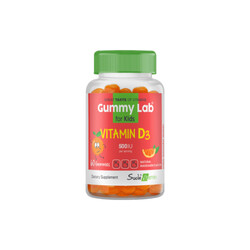 Suda Vitamin - GUMMYLAB-VITAMIN D3 FOR KIDS MANDALİNA 60 Gummies