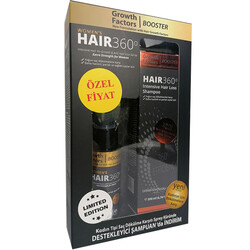 Hair 360 - Hair 360 Women Booster Serum 50 ml - Dökülme Karşıtı Şampuan 200 ml HEDİYE