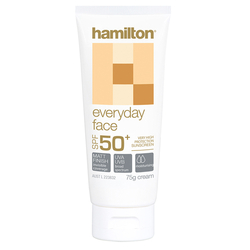 Hamilton - Hamilton Everyday Face Spf50+ Yüz için Güneş Koruyucu Krem 75gr