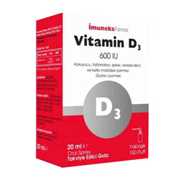 Imuneks - Imuneks Vitamin D3 600 IU 20 ml