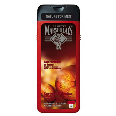 Le Petit Marseillais For Men Kan Portakalı - Safran Duş Jeli ve Şampuan 400 ml