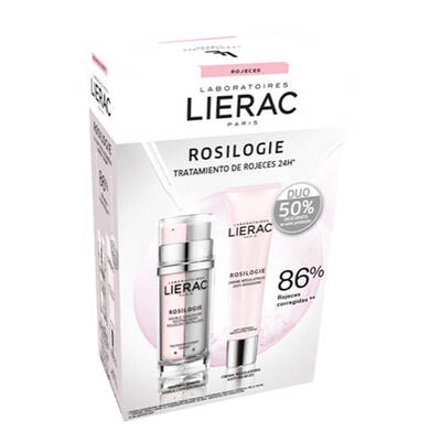 Lierac Rosilogie Gece ve Gündüz Kontresi 30 ml + Kızarıklık Karşıtı Rahatlatıcı Krem 40 ml