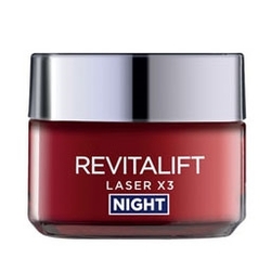 Loreal Paris - Loreal Paris Revitalift Lazer X3 Yoğun Yaşlanma Karşıtı Kremi Gece 50ml
