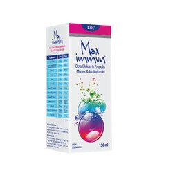 Max İmmun - Max Immun Multivitamin Sıvı Takviye Edici Gıda 150 ml - Şurup