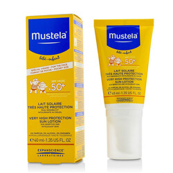 Mustela - Mustela SPF 50+ Çok Yüksek Koruma Faktörlü Güneş Losyonu 40 ml
