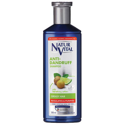 Natur Vital Anti Dandruff Shampoo For Greasy Hair 300ml