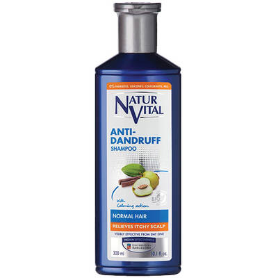 Natur Vital Anti Dandruff Shampoo For Normal Hair 300ml