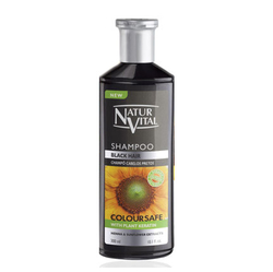 NATUR VITAL - Natur Vital Henna Coloursafe Black Hair Shampoo 300ml