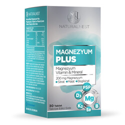 Naturalnest - Naturalnest Magnesium Plus Takviye Edici Gıda 30 Tablet