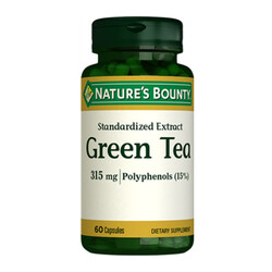 Natures Bounty - Natures Bounty Green Tea 315 mg. Takviye Edici Gıda 60 Kapsül