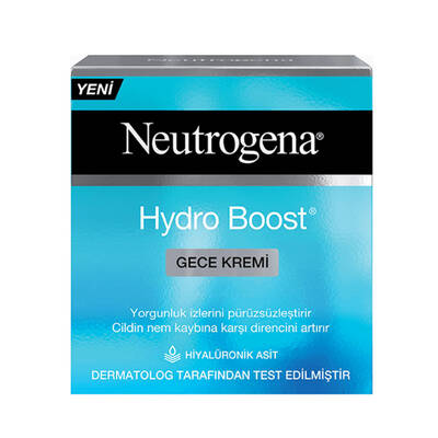 Neutrogena Hydro Boost Pürüzsüzleştirici Gece Kremi 50 ml