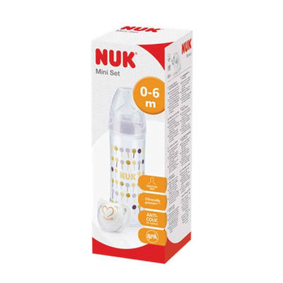 Nuk Mini Set 0-6 Ay Genius Emzik +Pp Biberon 250 ml