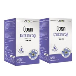 Orzax - Orzax Ocean Çörek Otu Yağı 1000 mg 60 Kapsül İkincisi Hediye
