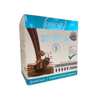 Prenet Start Slim Çikolata Aromalı Kalorisi Kısıtlanmış Gıda 45 g x 10 Saşe