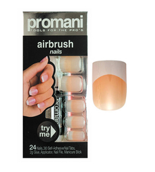 Promani - Promani French Takma Tırnak Kiti Moon Tip Apricot