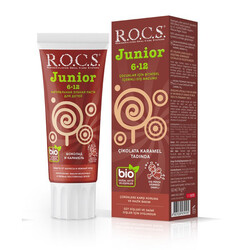 ROCS - ROCS Junior 6-12 Yaş Diş Macunu - Çikolata ve Karamel Tadında 60 ml