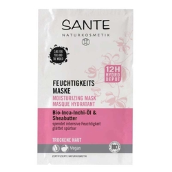Sante - Sante Nemlendirici Maske - Tekli Saşe Organik Inca Inci Yağı & Shea Butter 2x4 ml