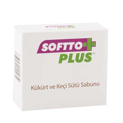 Softto - Softto Plus Kükürt ve Keçi Sütlü Sabun 100 gr