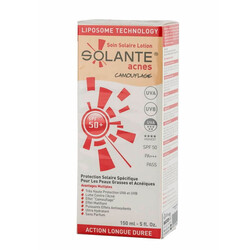 Solante - Solante Acnes Tinted Losyon SPF 50+ 150 ml