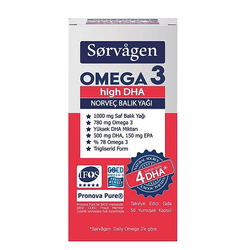 Sorvagen - Sorvagen Omega 3 High DHA Norveç Balık Yağı 50 Kapsül