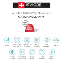 Sovital - Sovital Hair Vegan Gummy Saç Vitamini 60 Adet