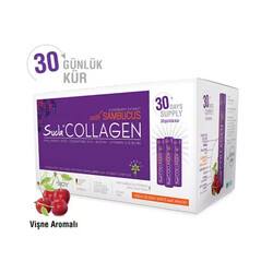 Suda Collagen - Suda Collagen Sambucus Takviye Edici Gıda Vişne Aromalı 30x40 ml